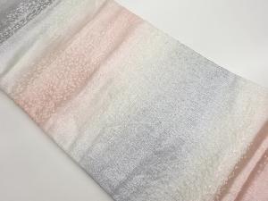 色紙散らしに抽象枝模様織出し名古屋帯